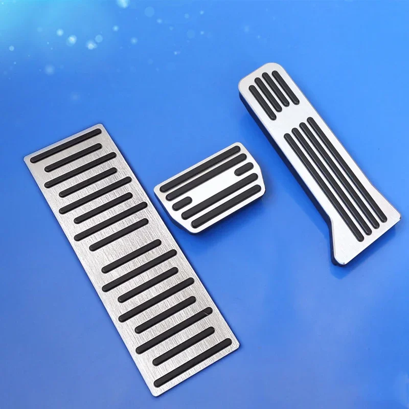Car Accelerator Brake Rest Pedals Aluminium Alloy Fuel Non-Slip Decoration Cover Pedal Auto Accessories For Volvo EX30