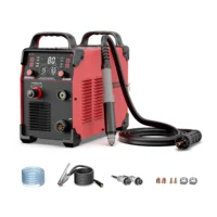 CNC Pilot Arc Plasma Cutter HC8000 80Amps Blow Back Non-HF Cutting Machine with Digital Screen,THC Torch Height Control Enabled 1