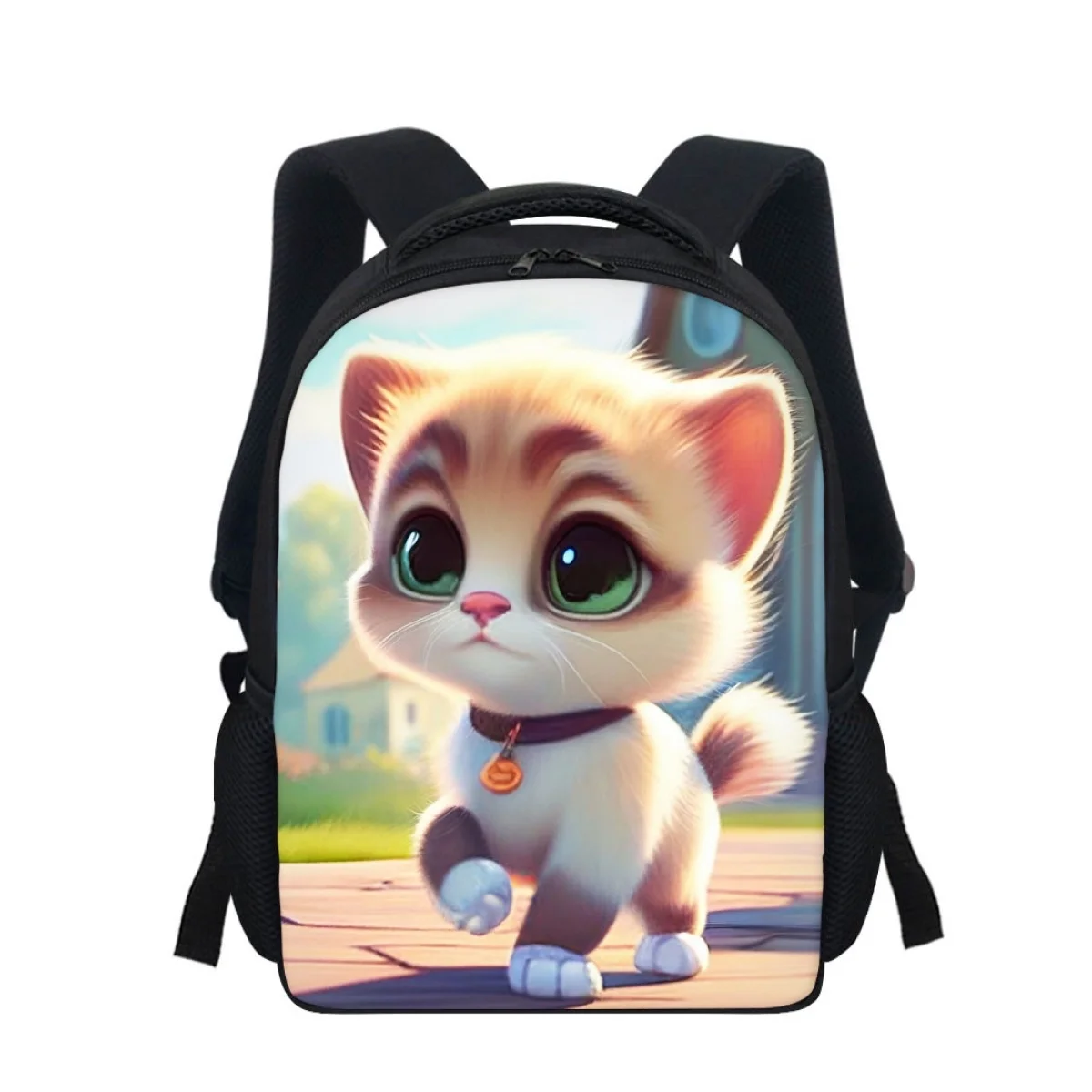 

Cute Cat Cartoon Printing School Bags For Girls Boys Kawaii Backpacks Kids Child Bag Primary Student Bookbag Mochila Escolar