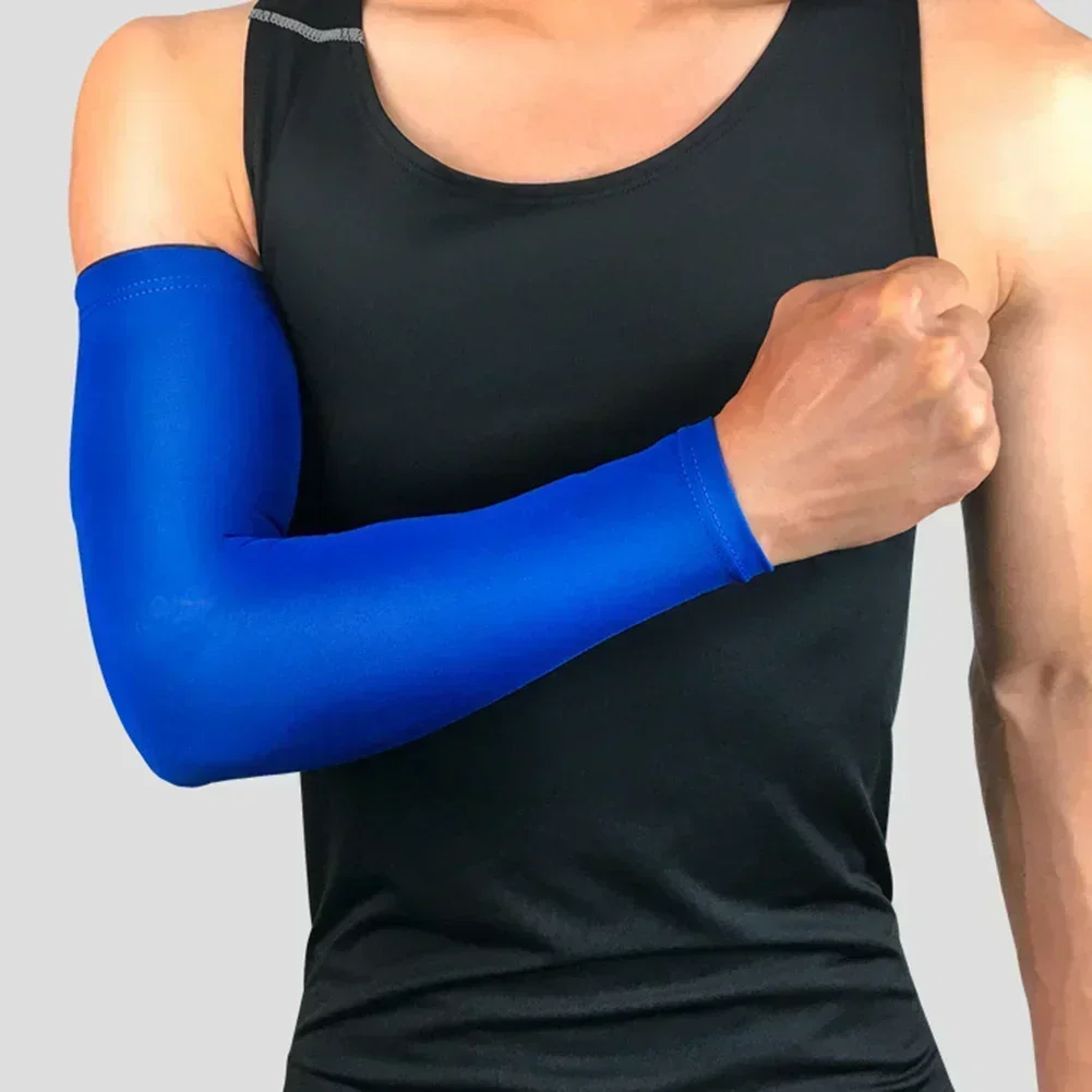 Sun Protection Arm Sleeves 1pcs Basketball Shooter Sleeves Compression Sunscreen Bands Cycling Running Breathable Elastic Sunscreen Cycling Fishing Cuff sun protection arm sleeves arm sleeves