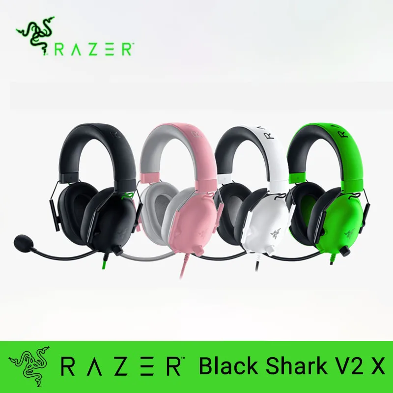 Cuffie Razer Blackshark V2 X Cuffie Da Gioco Cablate: 7.1 Surround Sound- Game Per Ps4,Ps5, Nintendo Switch, Xbox