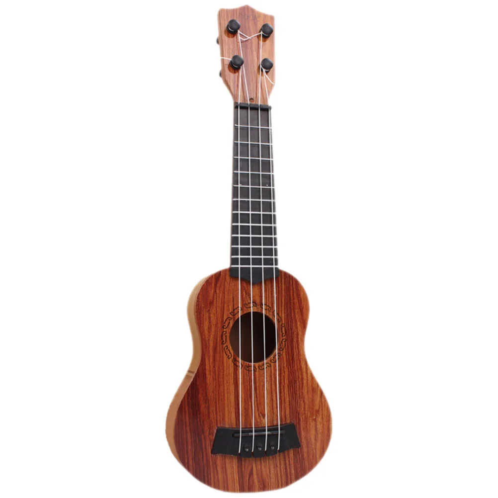 

Ukulele Toy Lovely Guitar for Beginner Toddler Toys Musical Instrument Kids Wooden Model Mini Educational Baby