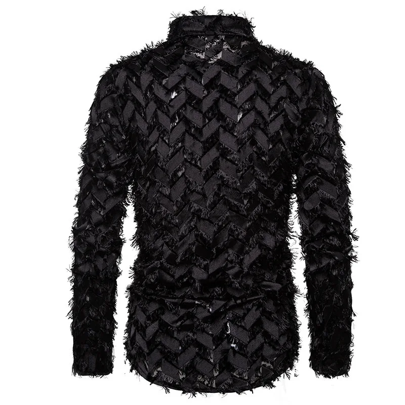 Shirt For Men Cotton 2022 New Arrival Spring Autumn Male Shirt Top Handmade Three-Dimensional Fabric Thin Black White Blue b22