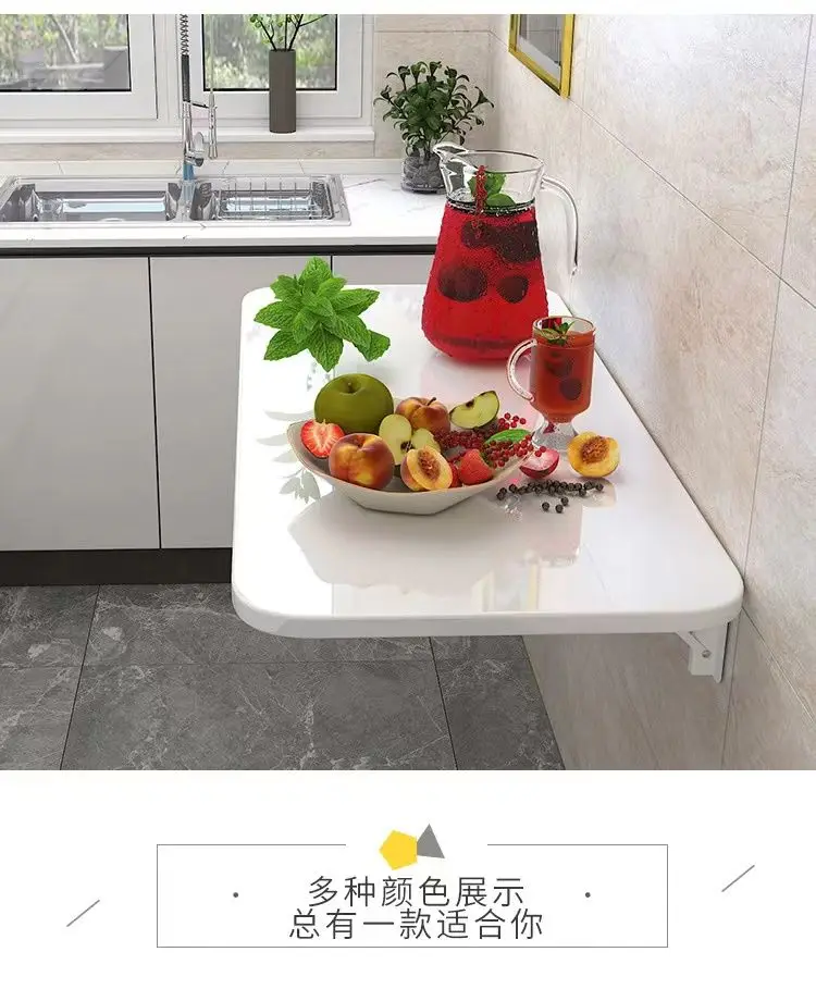 Description Picture 5 of itemFolding Computer Desk Laptop Table Against The Wall Kitchen Table Multifunctional Desk For Office Home