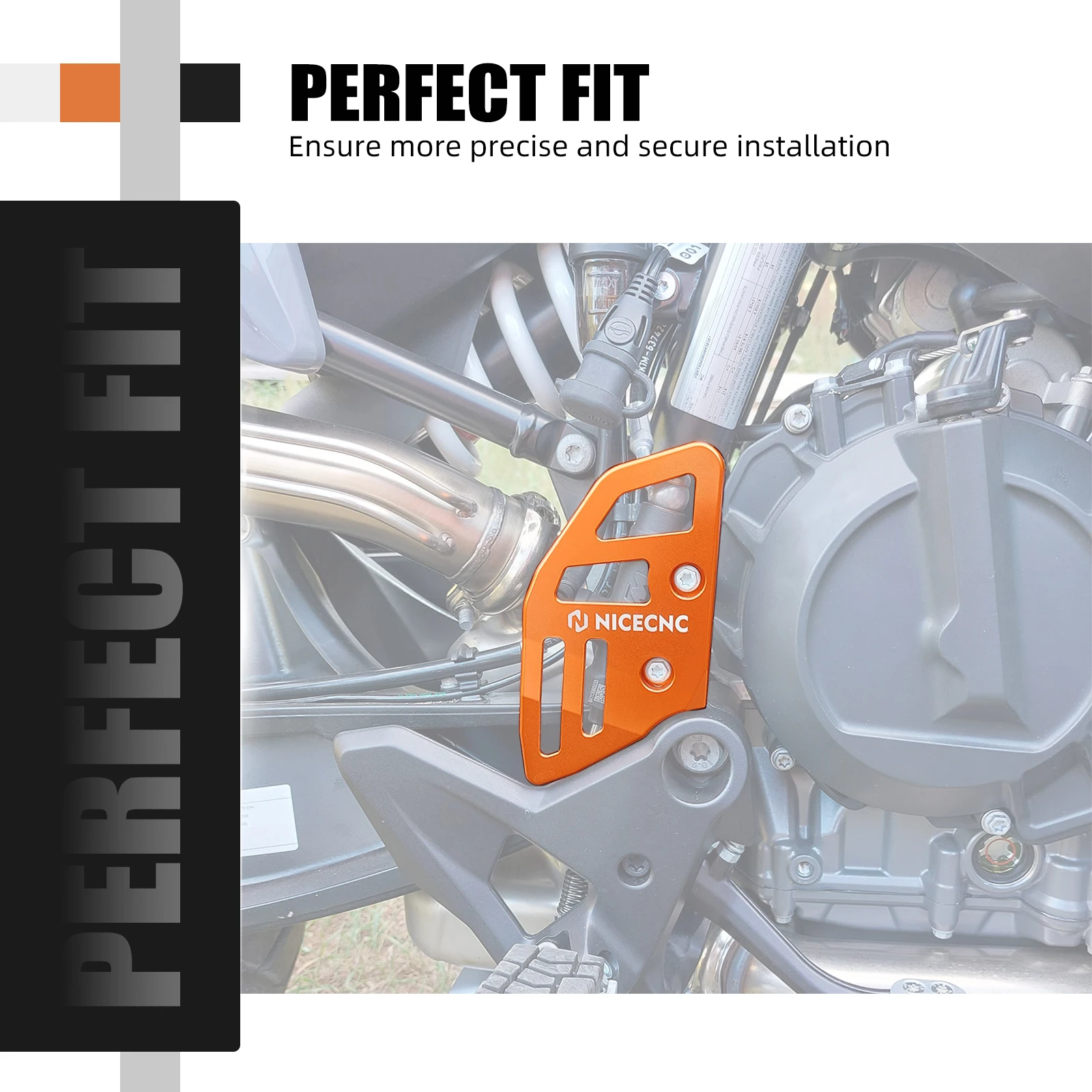 Für KTM 890 Adventure 890 Adventure R 790 Adventure/Adventure R 2019-2025 Husqvarna NORDEN 901 Hinterer Bremszylinder-Schutz – Detail 6