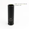 Heavy Duty 1/2" Inch Drive Deep Impact Sockets - Metric Air Pneumatic Socket Wrench Head - Sizes Range from 10mm to 38mm 4