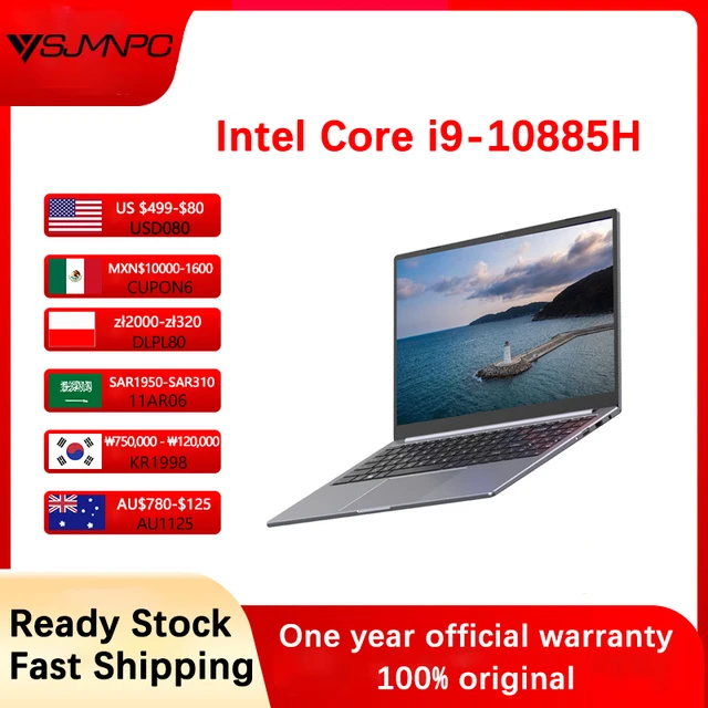 15 6 Inch Laptop Intel Corei9 10885h I7 10870h Windows10 11 Por 2 Ddr4 2 M.jpg