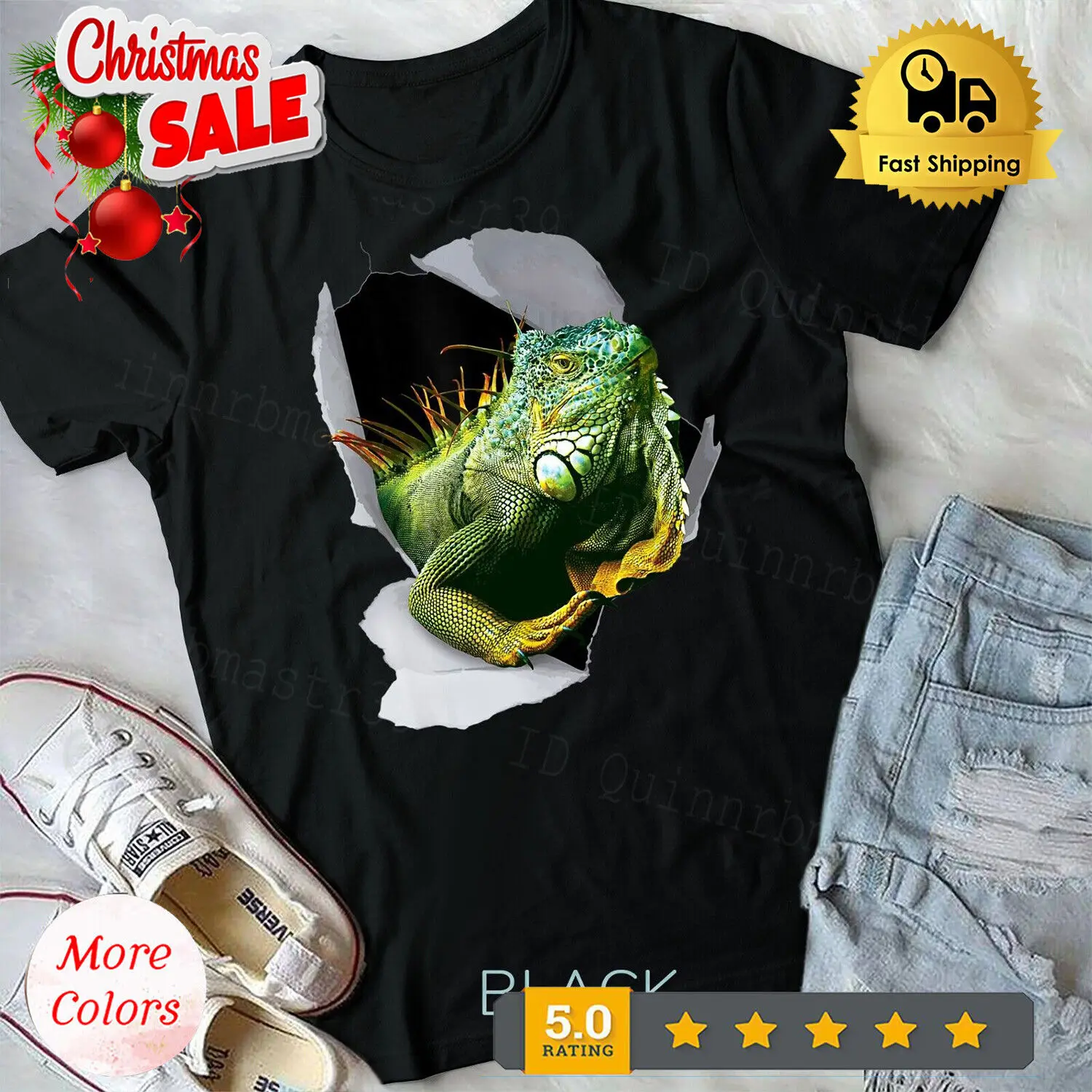 Maglietta Iguana, Maglietta Lucertola Divertente, Maglietta Unisex Amante Dei Rettili.