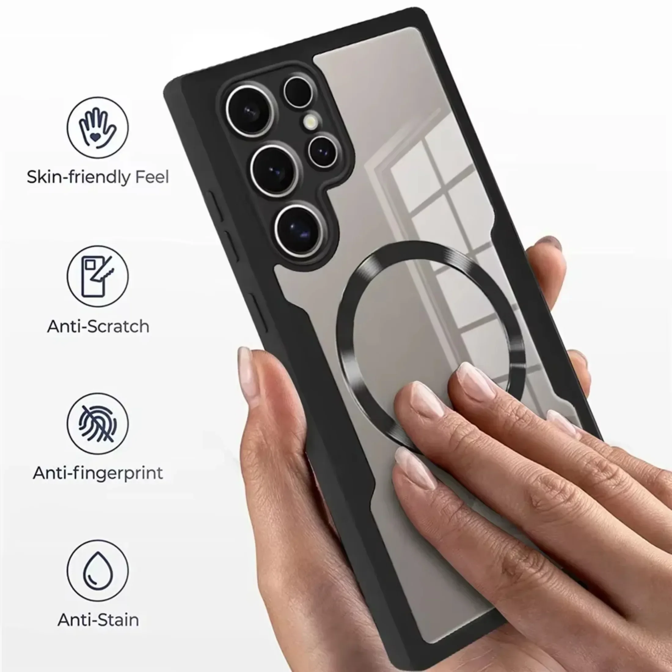 Magsafe-Compatible All-Inclusive Anti-Drop Armored Phone Case