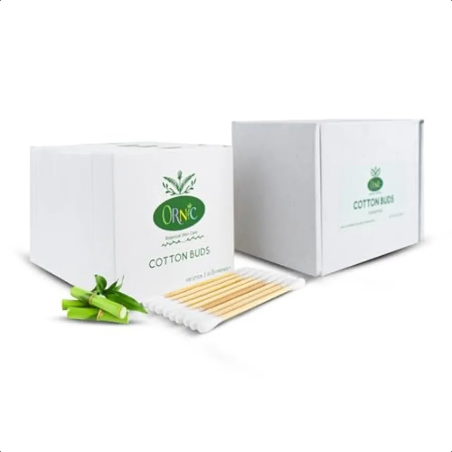 EcoFriendly Bamboo Cotton Swabs for Personal Care