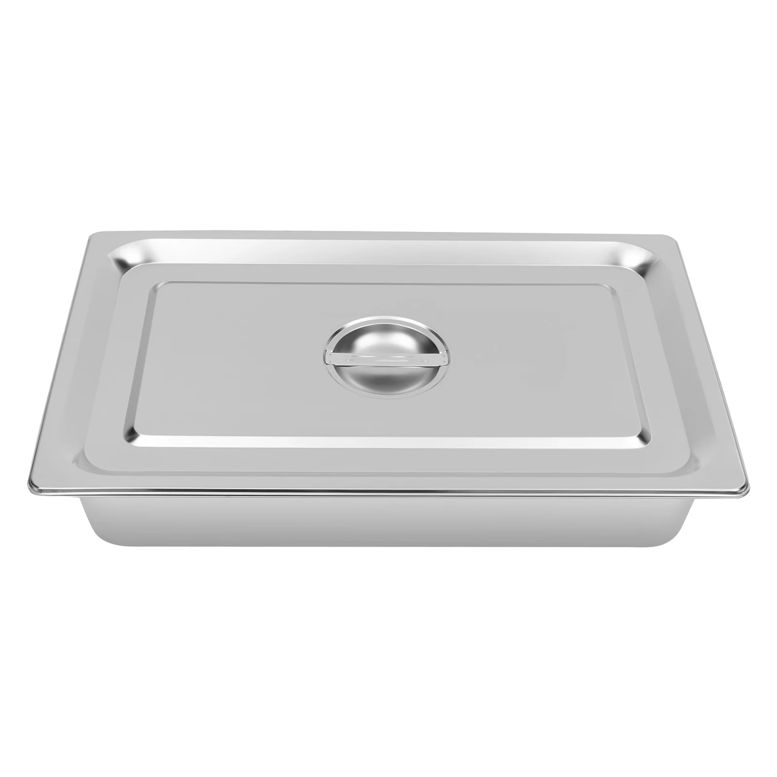 4 Pack Steam Teable Pans 9L Stainless Steel Steam Table Pan 0.7 mm Thick Pan Food Container Warming Pans