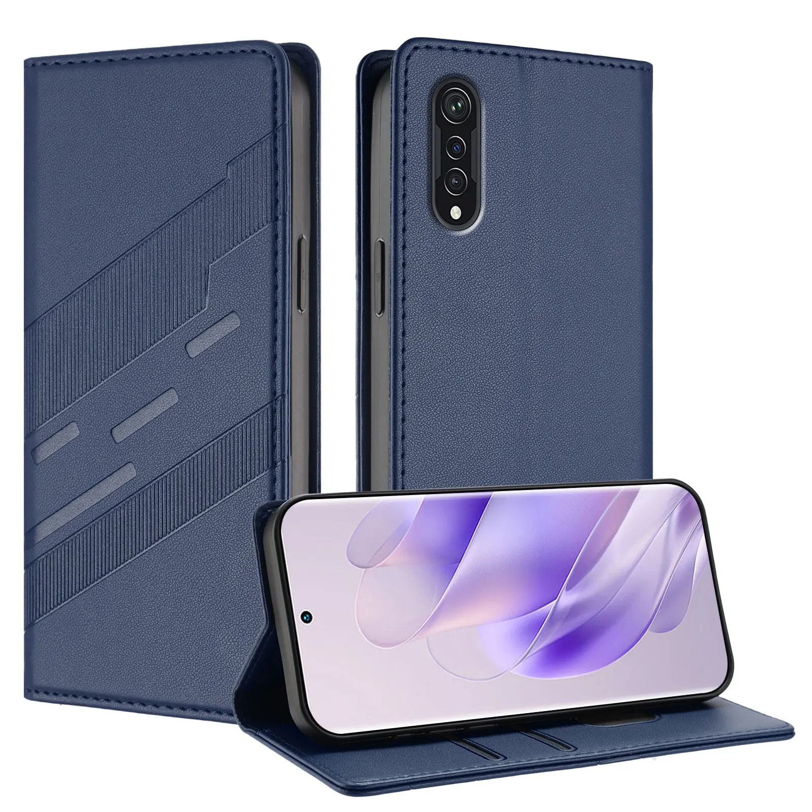 Magnetic Leather Stand Wallet Case - Premium Flip Back Cover