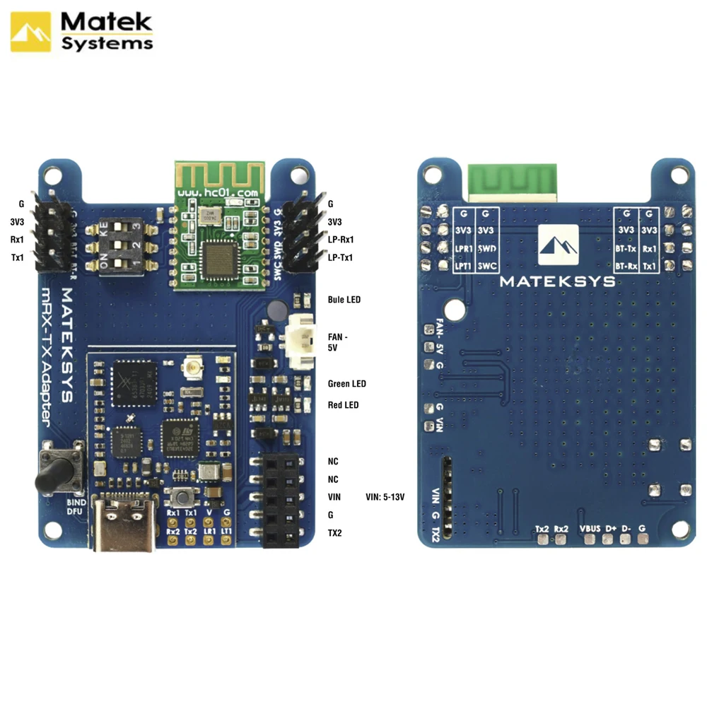 Module TX MATEKSYS mLRS 2.4GHz/900MHz mR24-30-TX/mR900-30-TX KIT
