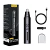 Nose Hair Trimmer USB Charging New High Quality Electric Portable Men Mini Nose Hair Remover Safety Face Hair Cleaning Tool 6