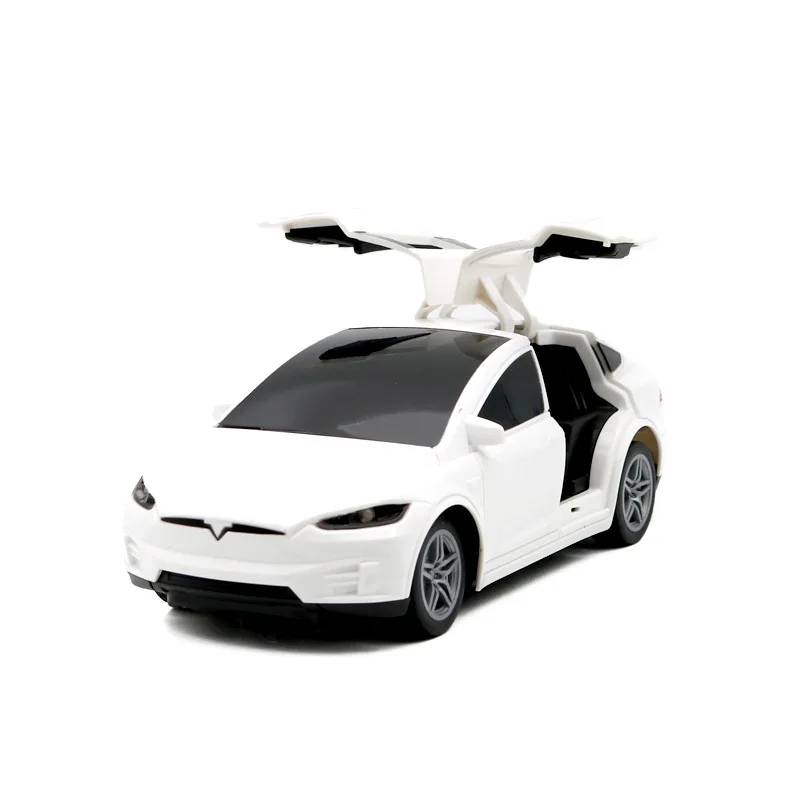 1:24 Model  Rc Car 4-Channel Drfit Remote Control Car With Lights Simulation Double Doors Plastic Model Children'S Toy Car Gift 4