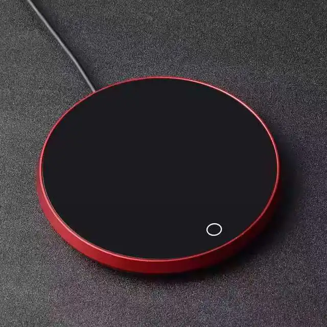 USB Cup Warmer 3 Gear Smart Thermostatic Heating Coaster-Mini Portable Hot Plate for Coffee Mug, Milk Tea, Water-Heater Pad