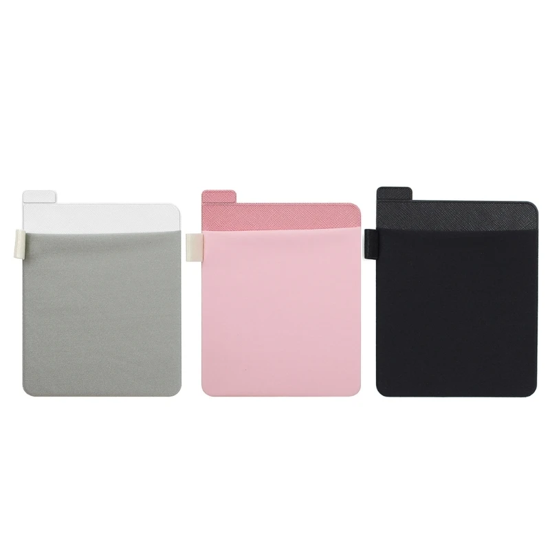 

652F Sticker Pouch Holder External Adhesive Laptop Back Mouse Sleeve Digital Hard Drive Carrying Case Storage Cover Pocket