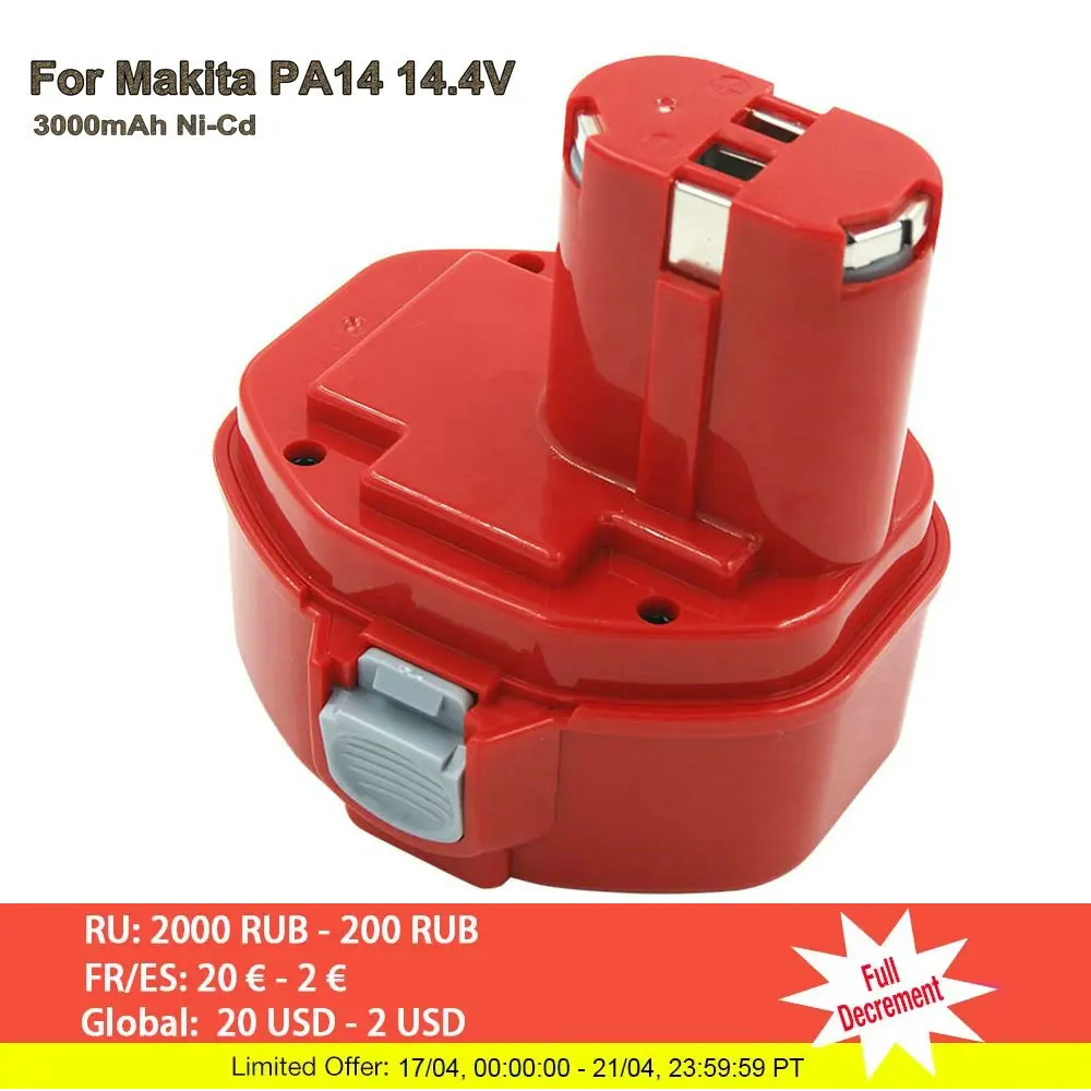 Huiskamer gezantschap Onzin Makita 1422 Rechargeable Batteries | Pa14 Makita 6280d Battery | Makita  6281d Battery - Rechargeable Batteries - Aliexpress