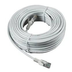 High - Speed Cat5e Ethernet Network Cable - RJ45 LAN Patch Cord - 20m (Ashen)