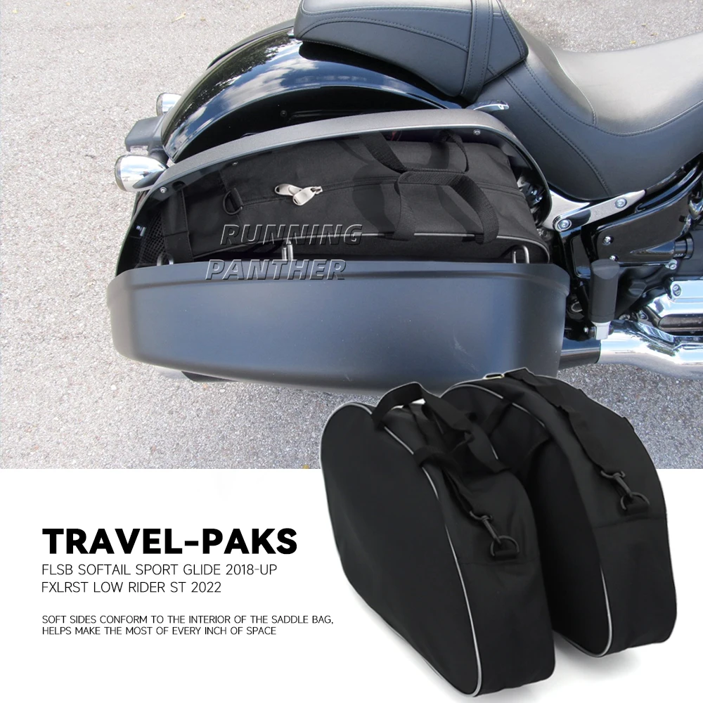 Hard Saddlebag Luggage Liners Tour Pack Soft Liner Bags For FLSB