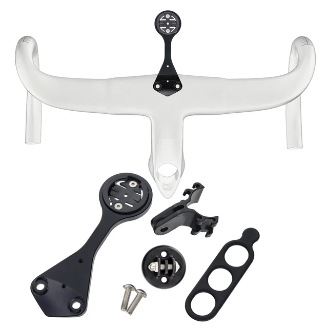 Supporto Manubrio In Fibra Di Carbonio - Per Computer Bici, Luci E Action Cam, Leggero E Resistente - Foto 12
