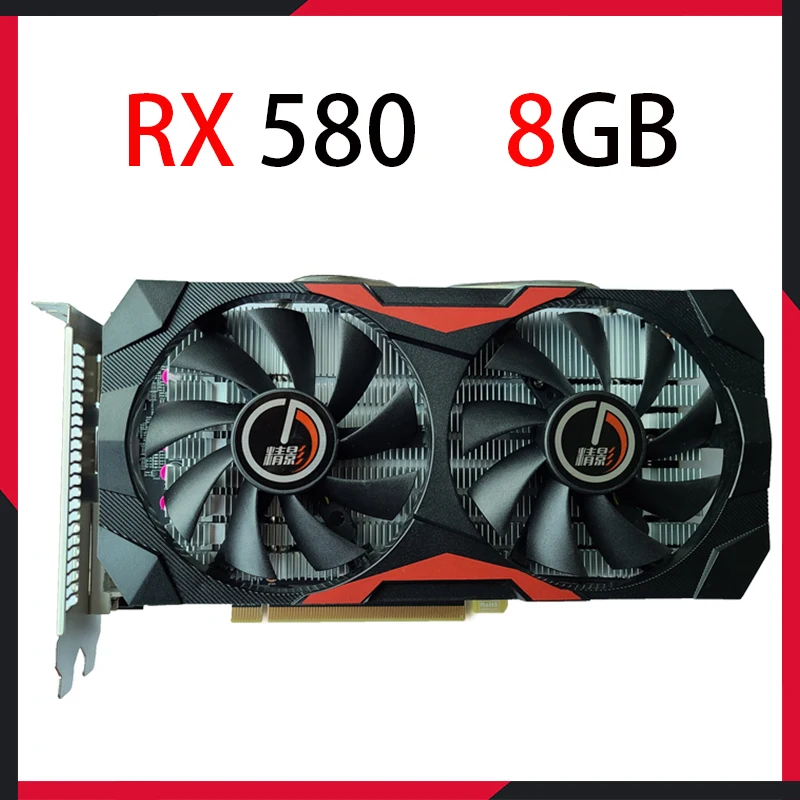 видеокарта для майнинга радеон rx 580 8 гб видеокарты пк amd rx580 8gb GDDR5 256Bit игровая gb GPU