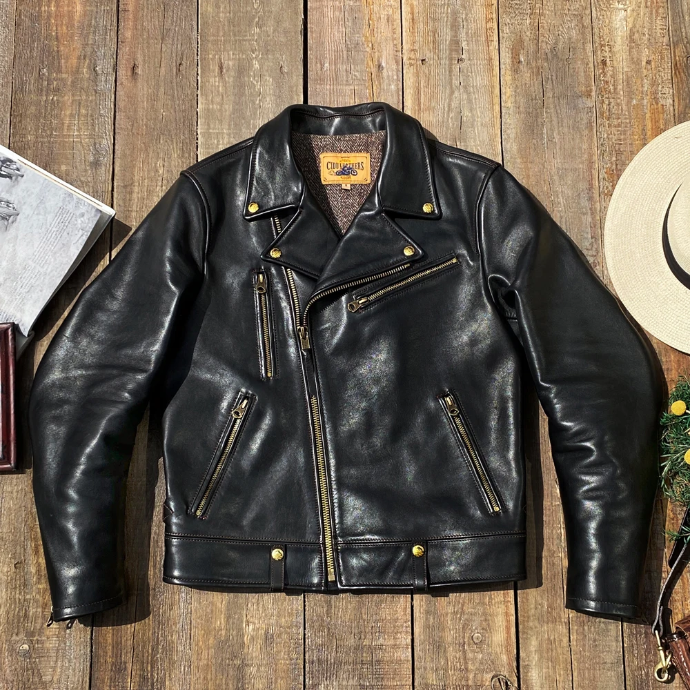 Leather Jacket Men's Genuine Leather Riders Jacket Genuine Leather