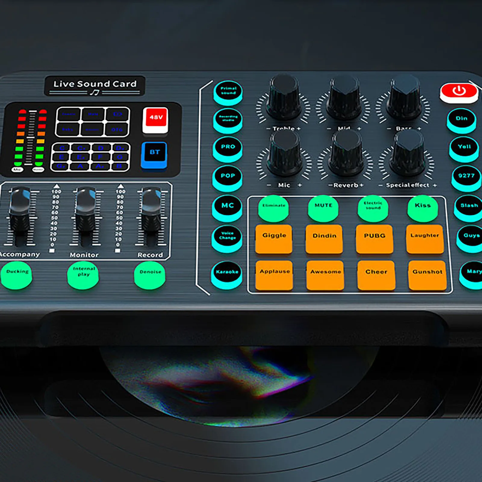 DJMixerSoundMixerBoardCondenserMicOTGLosslessTransmissionfor