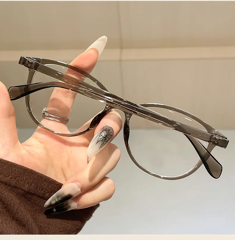 Neues klassisches Schildpatt-Brillengestell, ultraleicht, TR90, stilvoll, Retro, optische Brillen für Damen und Herren, 9077 – Detail 17