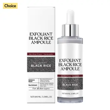 2025 Rice Ampoule Serum Exfoliating Serum Exfoliating Skin Cells Facial Body Scrub, Blackhead Remover For All Skin Types,100ML
