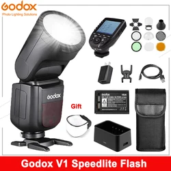 Original Godox V1 Flash Speedlight V1C V1N V1S V1F V1O V1P TTL Round Head Camera Flash for Canon Nikon Sony Fuji Olympus Pentax