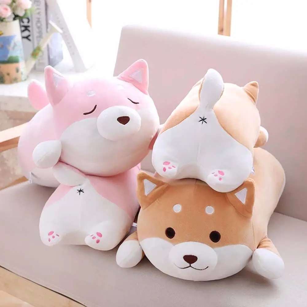 Lovely Kawaii Kids Children Gift Baby Dog Plush Toy Shiba Inu Stuffed Toy Cartoon Pillow Fat Shiba Inu Dog Plush Toy