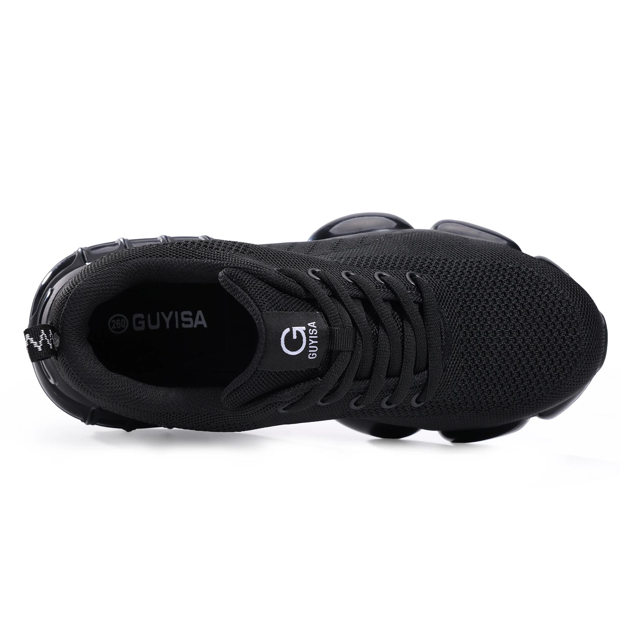 Men's Lightweight Steel Toe Work Sneakers - Air Cushioned, Indestructible Safety Shoes