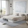 Queen Box Spring Low Profile Heavy Duty Metal Frame Mattress Foundation for Queen Size Bed, Quiet Noise-Free,Easy 1