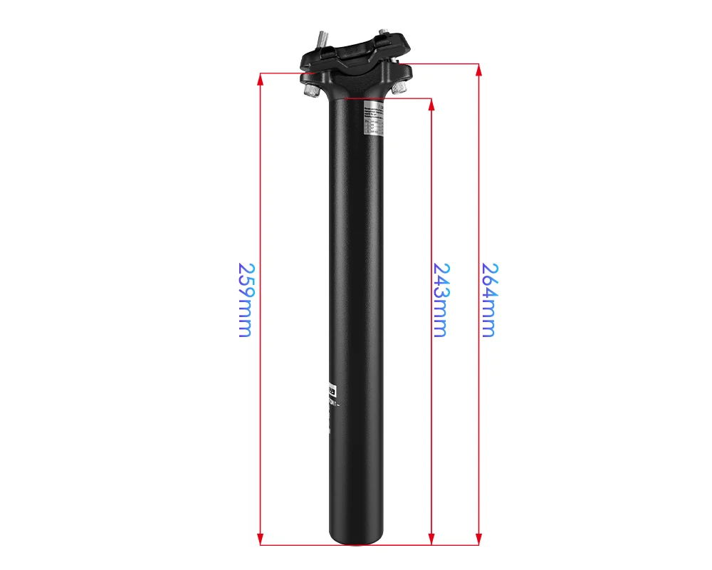 Description Picture 2 of itemFunsea Seatpost Alloy Frame Seat Tube 34.9mm Bicycle Accessories Alloy 31.6mm Adjustable Bike Saddle Tube