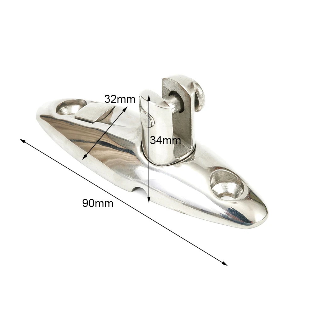 T316 Stainless Steel QUICK RELEASE Deck Hinge Mount Bimini Top Marine Hardware Direct Replacement  Car Accessories 1pc universal t316 stainless steel quick release deck hinge mount replacement bimini top marine hardware boat parts