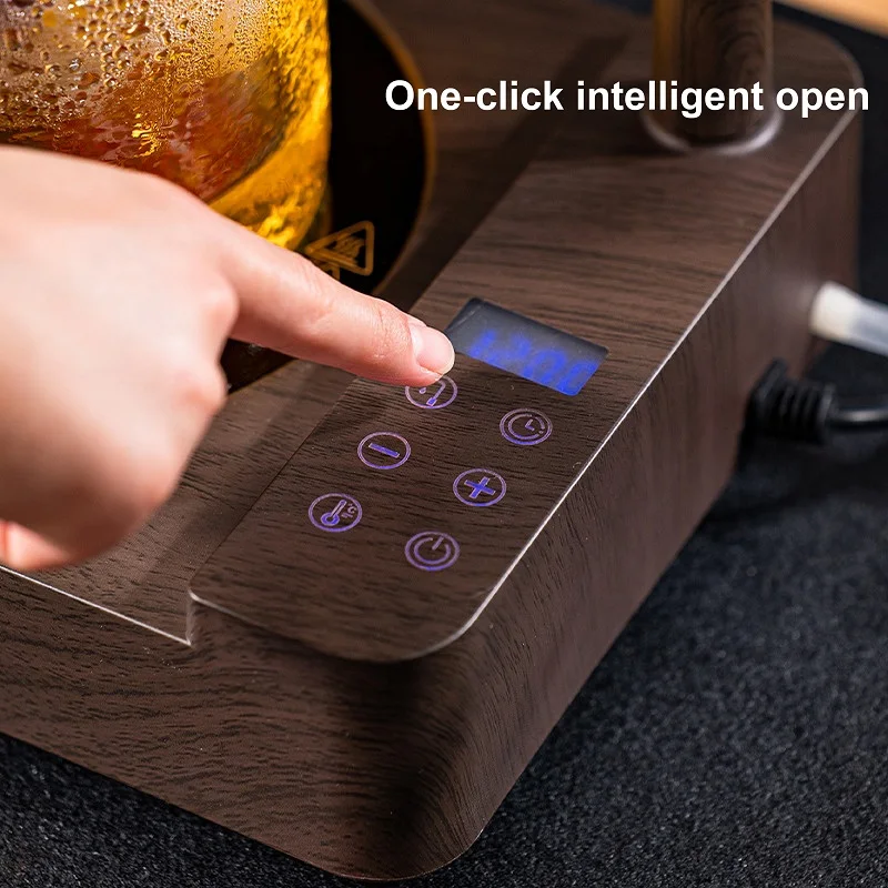 1200W Automatic Water Electricity Pottery Stove Tea Stove Pumping Water Tea Maker Home Tabletop Mute Induction Cooker 4 Gear