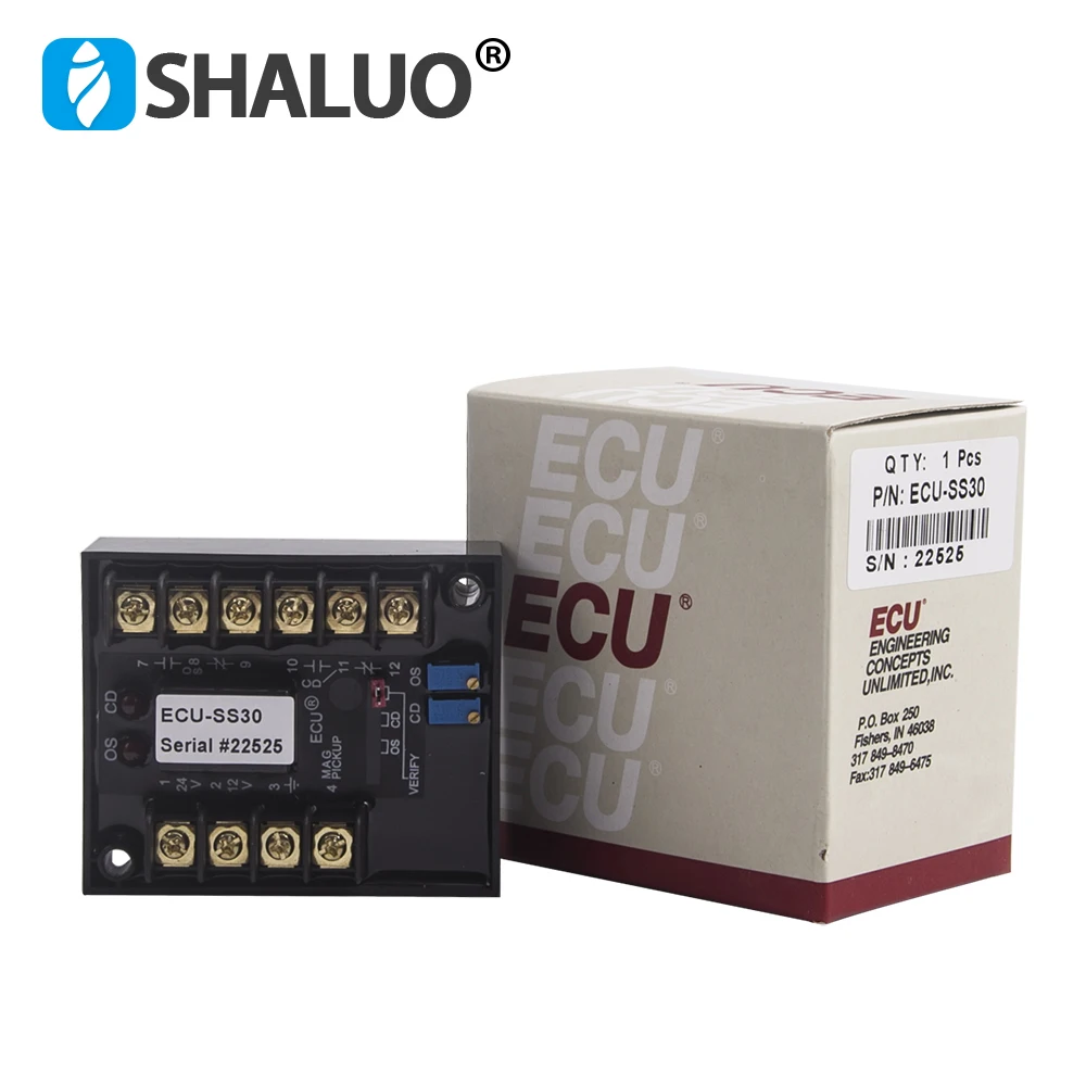 

ECU-SS30 Diesel Generator Engine Overspeed Protection Control Module Over Speed Board Protector Power Genset Accessories 12-24V