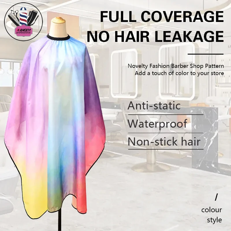 Barbershop Haircut Cape Salon Barber Hair Cutting Shawl Professional Antistatic Hair Cutting Cloth Apron Styling Accessories