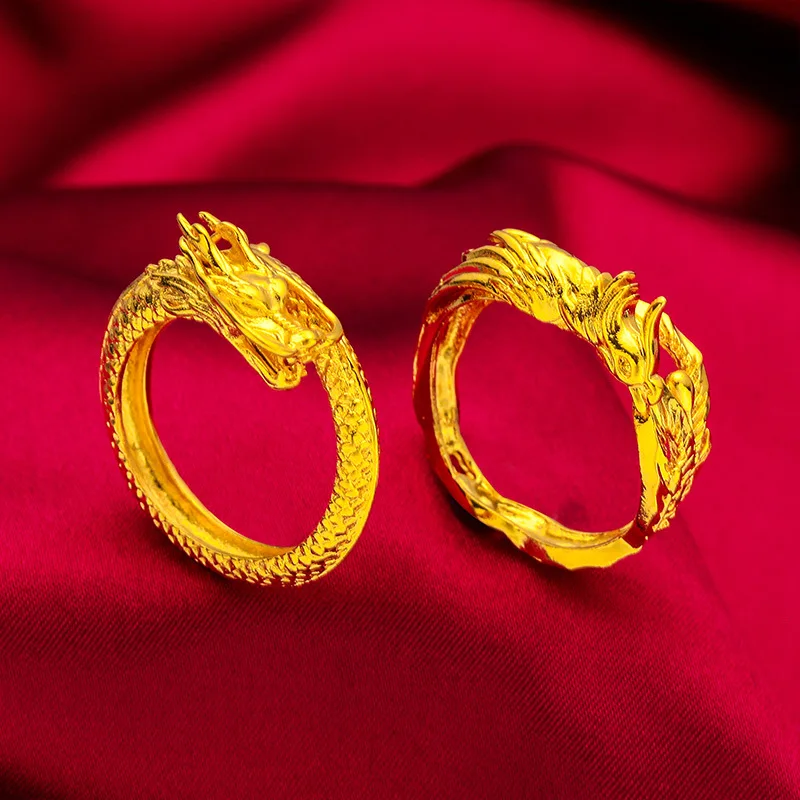 

Mencheese вьетнамский Золотой Мужской и женский браслет с драконом и искусственным драконом для праздника девушки