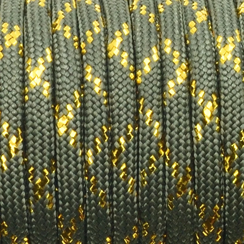 Gold & Silver 550 Paracord - Premium Mil-Spec Type III 7-Strand Core, 100 FT, 19 Vibrant Colors