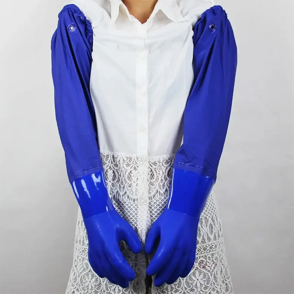 60CM Waterproof Rubber Cleaning Gloves 2