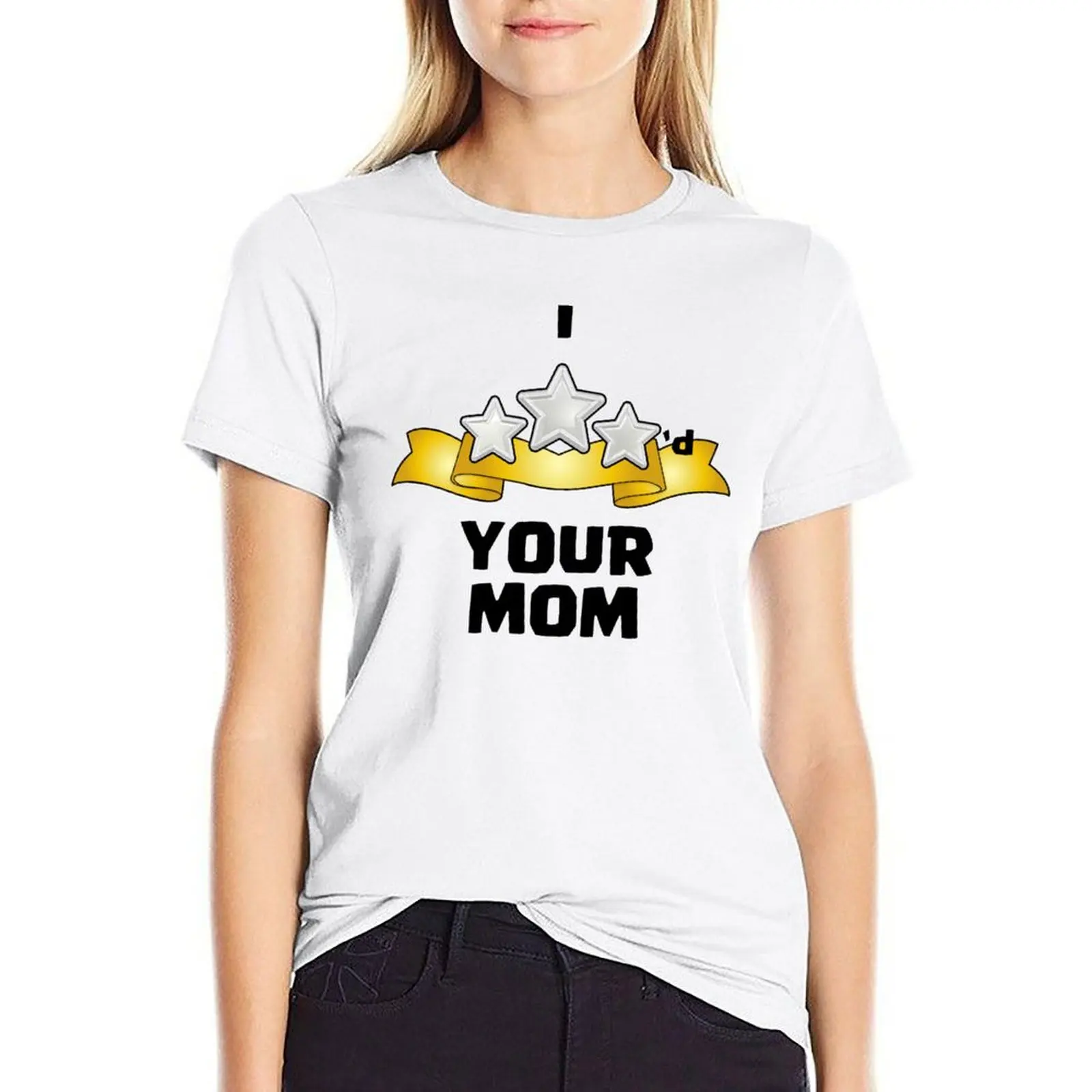 

I Three Starred Your Mom-серебряная футболка, одежда для женщин, футболка, платье для женщин, женские топы