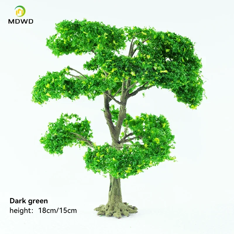 

Hot Selling Model Material Wire Tree Model Mountain Sand Table Decoration DIY Model Iron Wire Green Tree Train Railway Layout