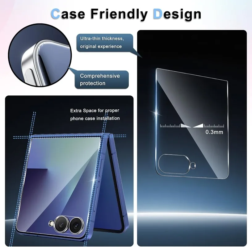4-in-1 Easy Install Shatterproof Tempered Glass Screen Protectors