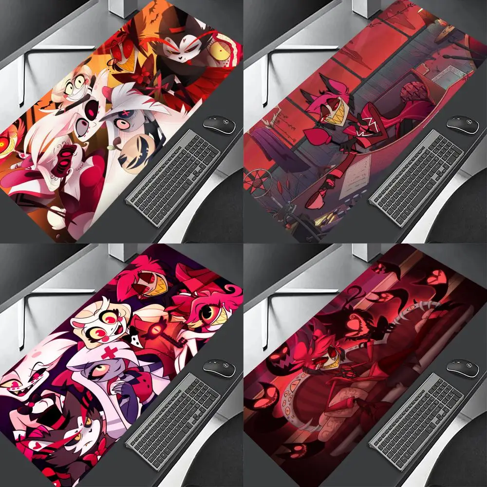 Nice Anime H-Hazbins Hotels Pfp  Mouse Pad Professional E-Sports Mouse Pad Fine Surface Gaming Rubber Mouse Pad Smooth Desk Pad