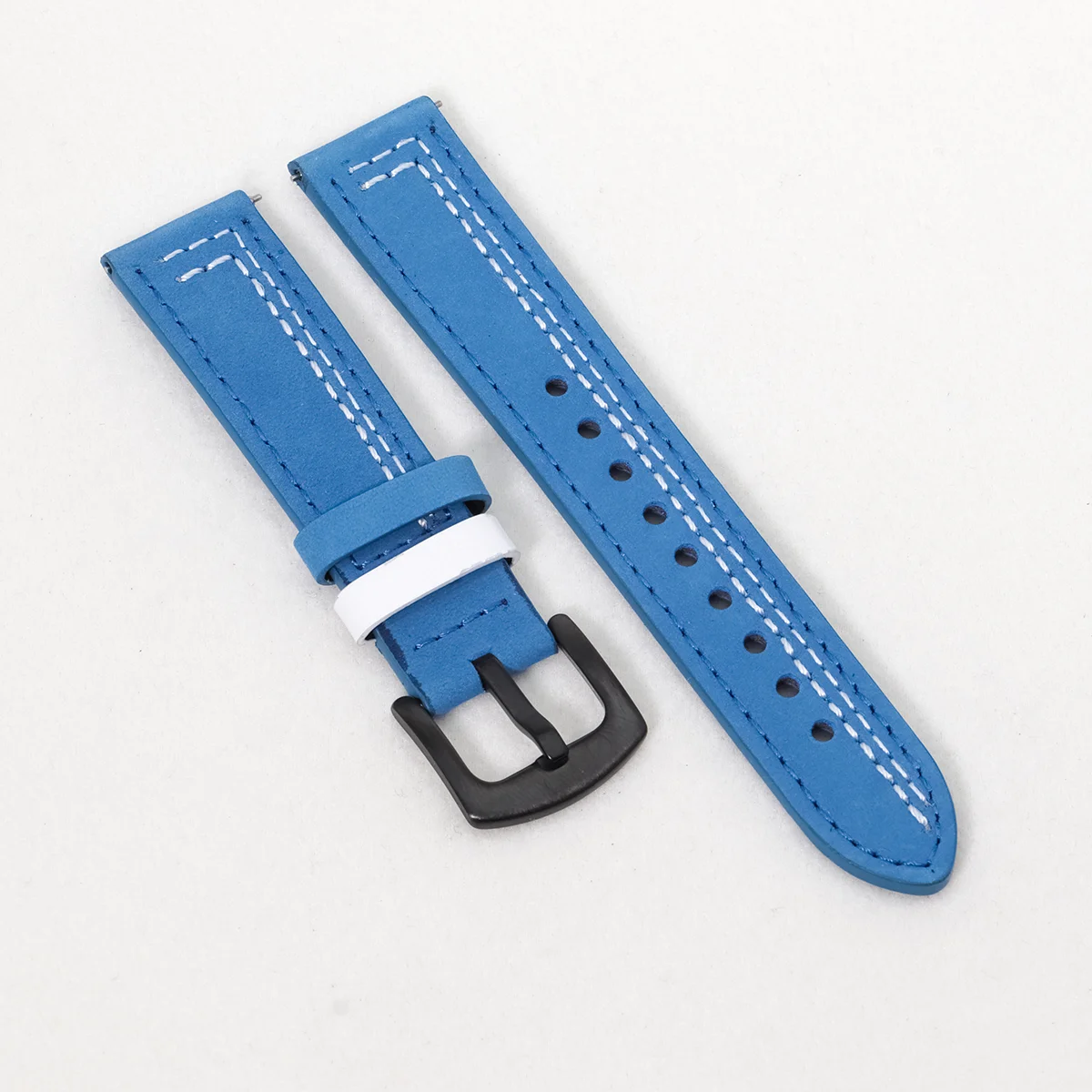 Premium Leather Watch Band - 20mm/22mm Sizes - Elegant Wrist Bracelet