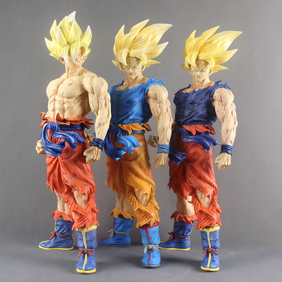 

43cm Dragon Ball Z GK Figure Son Goku Majin Vegeta Super Saiyan Action Figurines Pvc Collection Statue Model Children Gift Decor