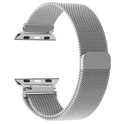 Milanese Loop Stainless Steel Watch Band Bracelet Replacement Strap - 42 44 45 49mmS10 - 46 (Silver)