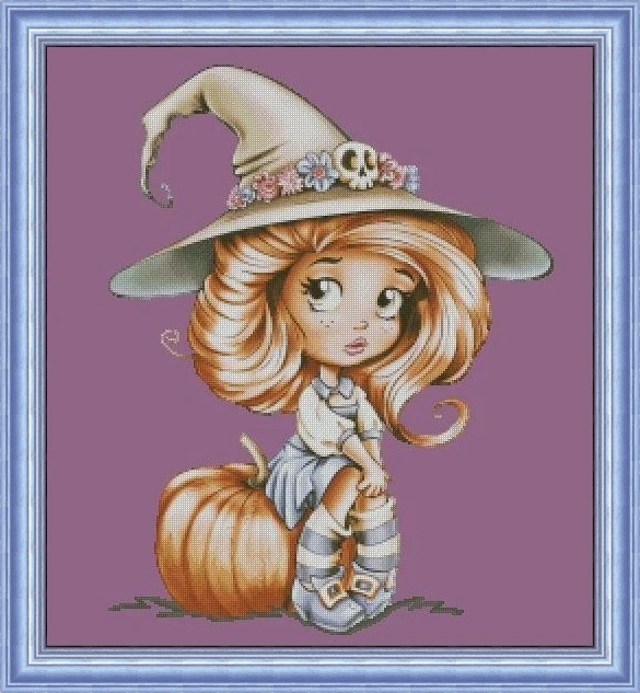 

Красивый Прекрасный Набор для вышивки счетным крестом, игла своими руками, Хэллоуин, 47-57, высота, высокое качество